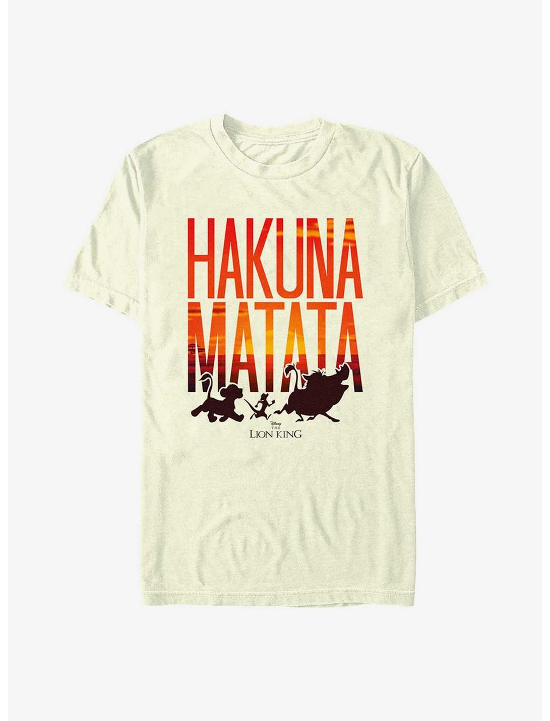 Disney The Lion King Sunset Matata T-Shirt, NATURAL, hi-res
