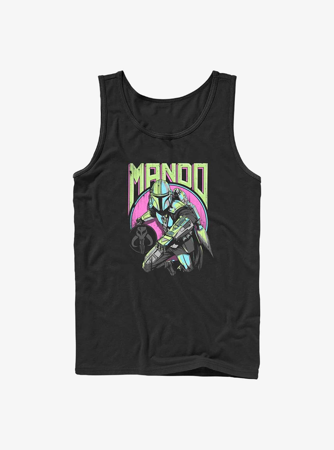 Star Wars The Mandalorian New Wave Tank, BLACK, hi-res