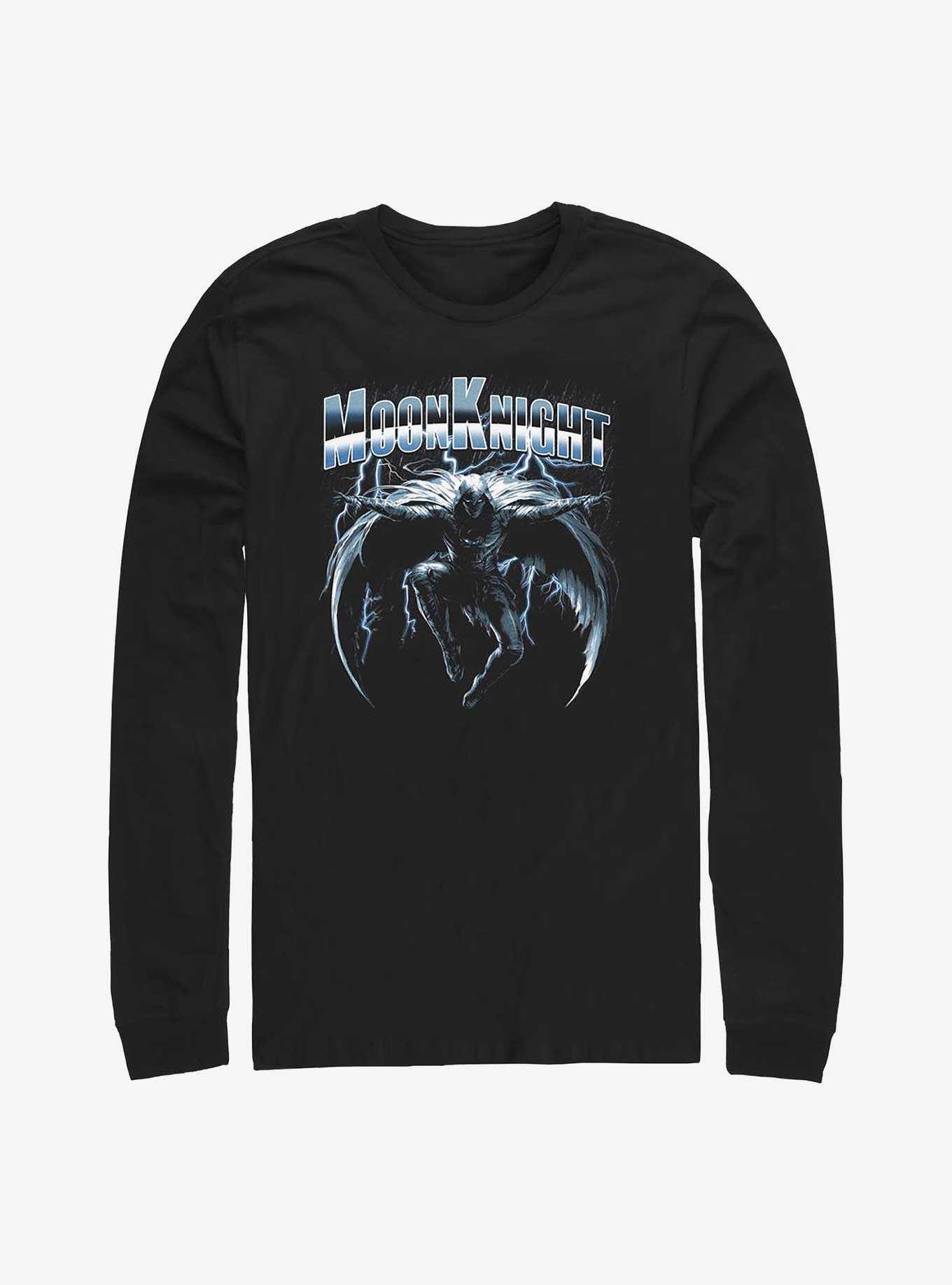 Marvel Moon Knight Dark Rain Long Sleeve T-Shirt, , hi-res