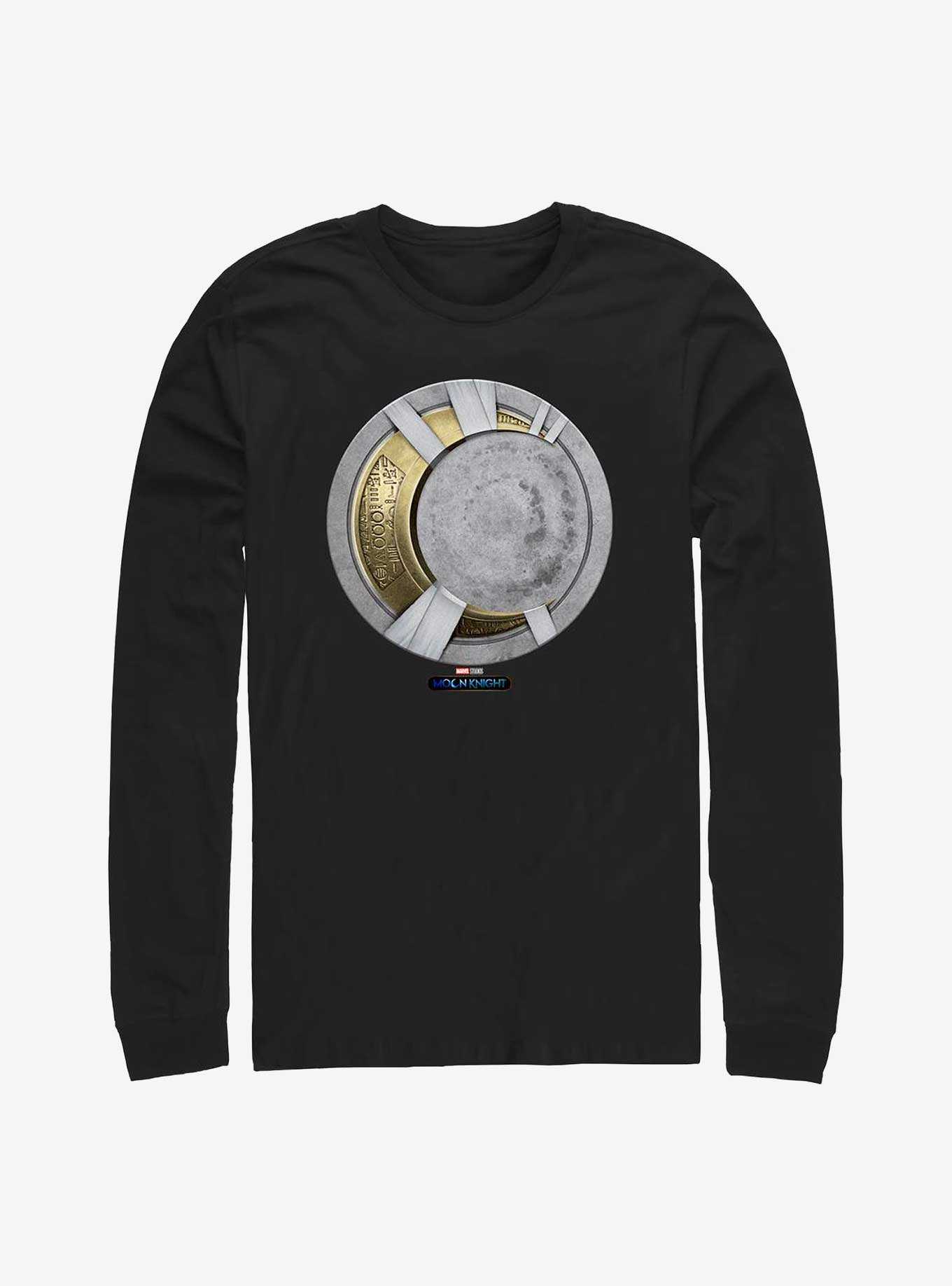 Marvel Moon Knight Moon Gold Icon Long Sleeve T-Shirt, , hi-res