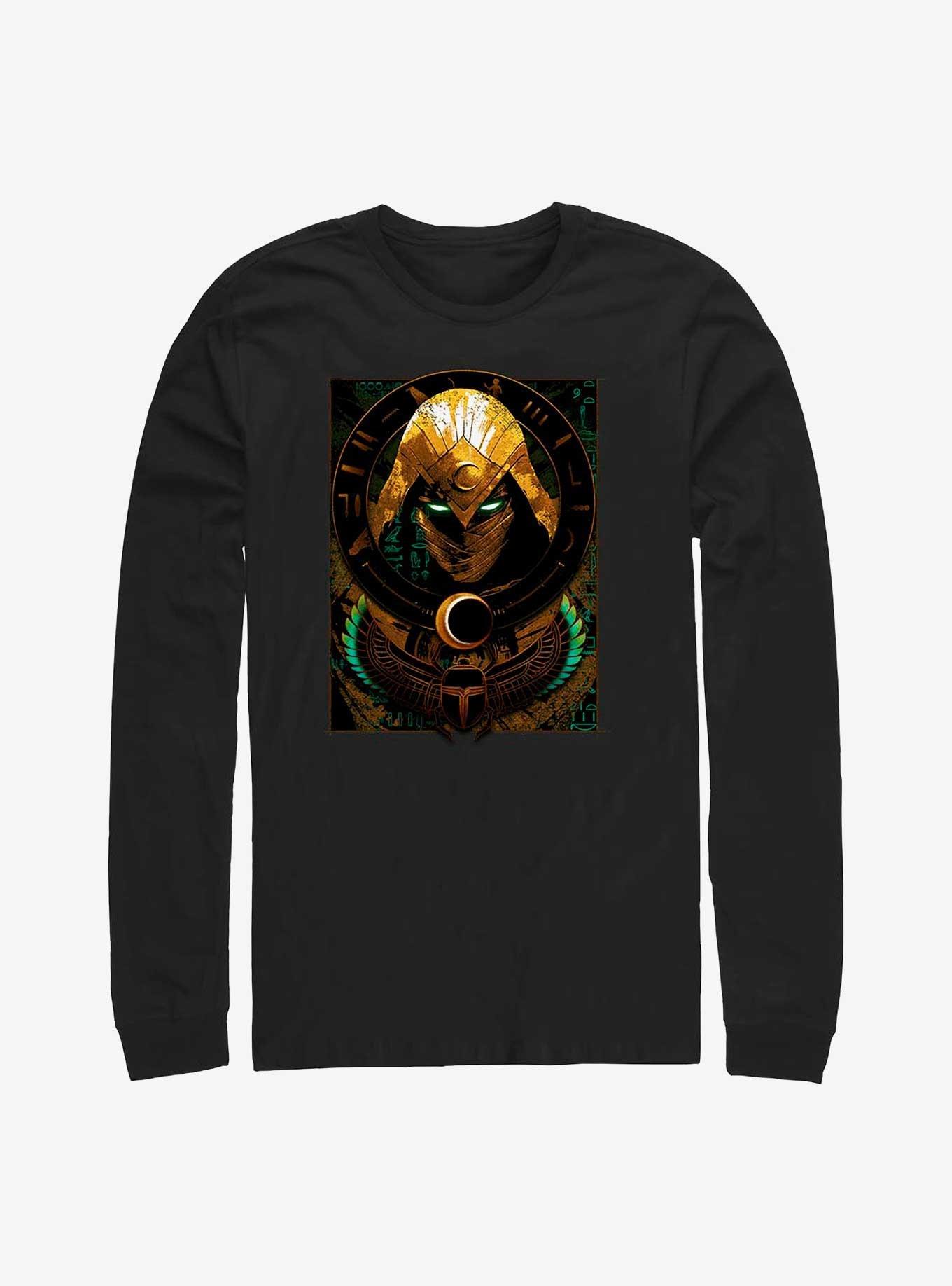 Marvel Moon Knight Scarab Moon Long Sleeve T-Shirt, , hi-res