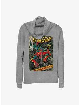 Marvel Spider-Man Spidey Comic Cover Cowl Neck Long-Sleeve Top, , hi-res