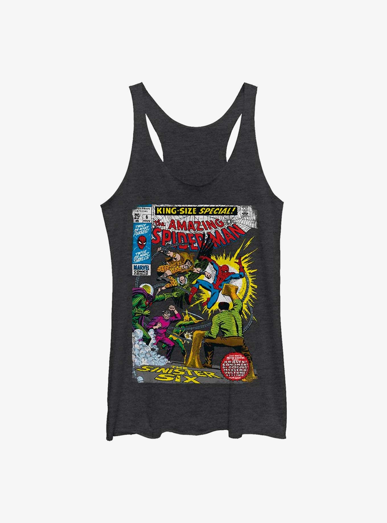 Marvel Spider-Man The Sinister Six Comic Girls Tank