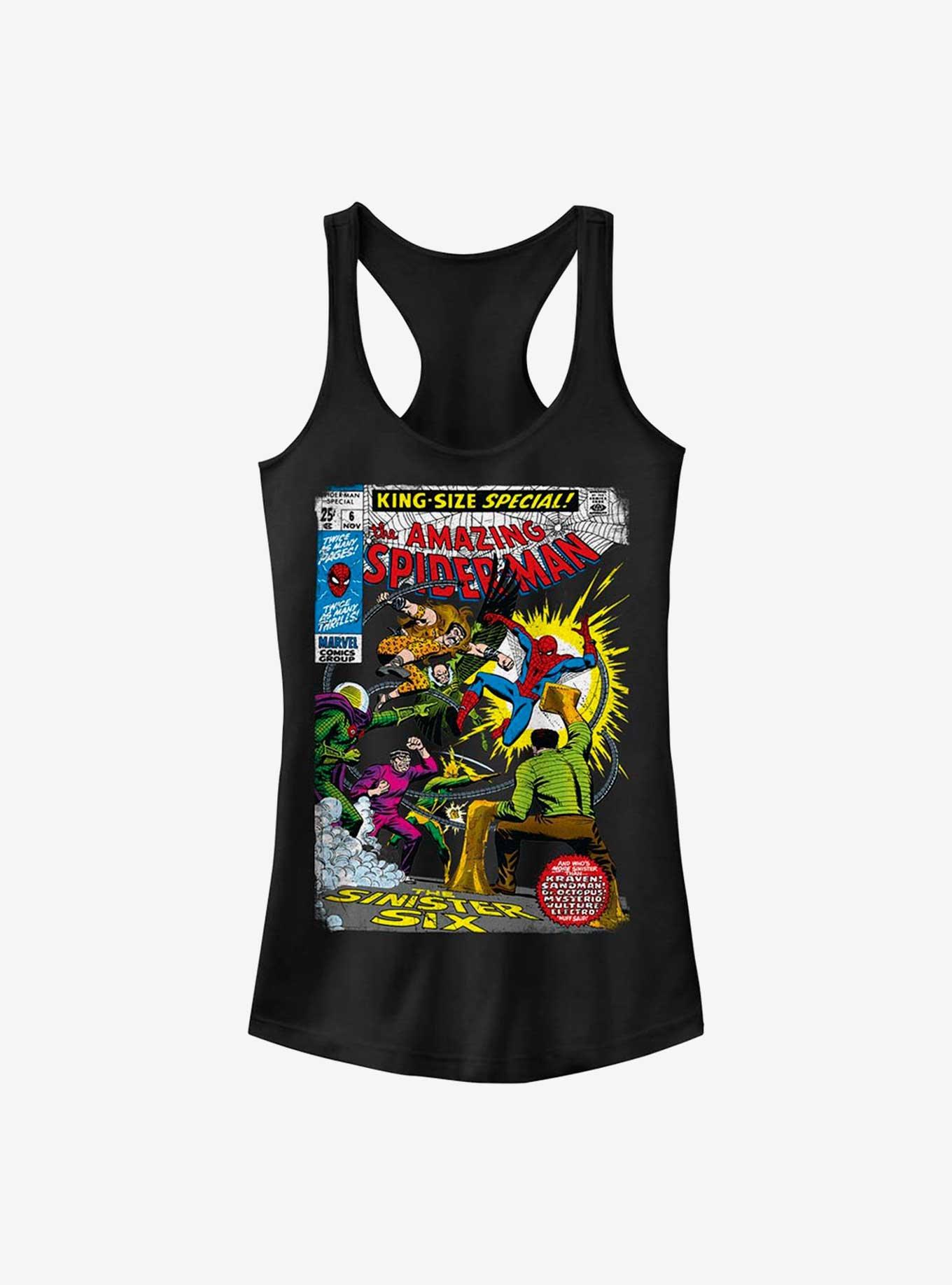 Marvel Spider-Man The Sinister Six Comic Girls Tank, , hi-res