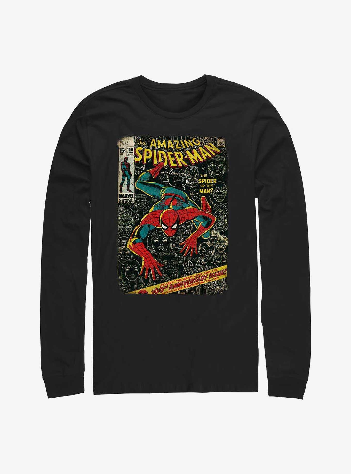 Marvel Spider-Man Spidey Comic Cover Long Sleeve T-Shirt, , hi-res