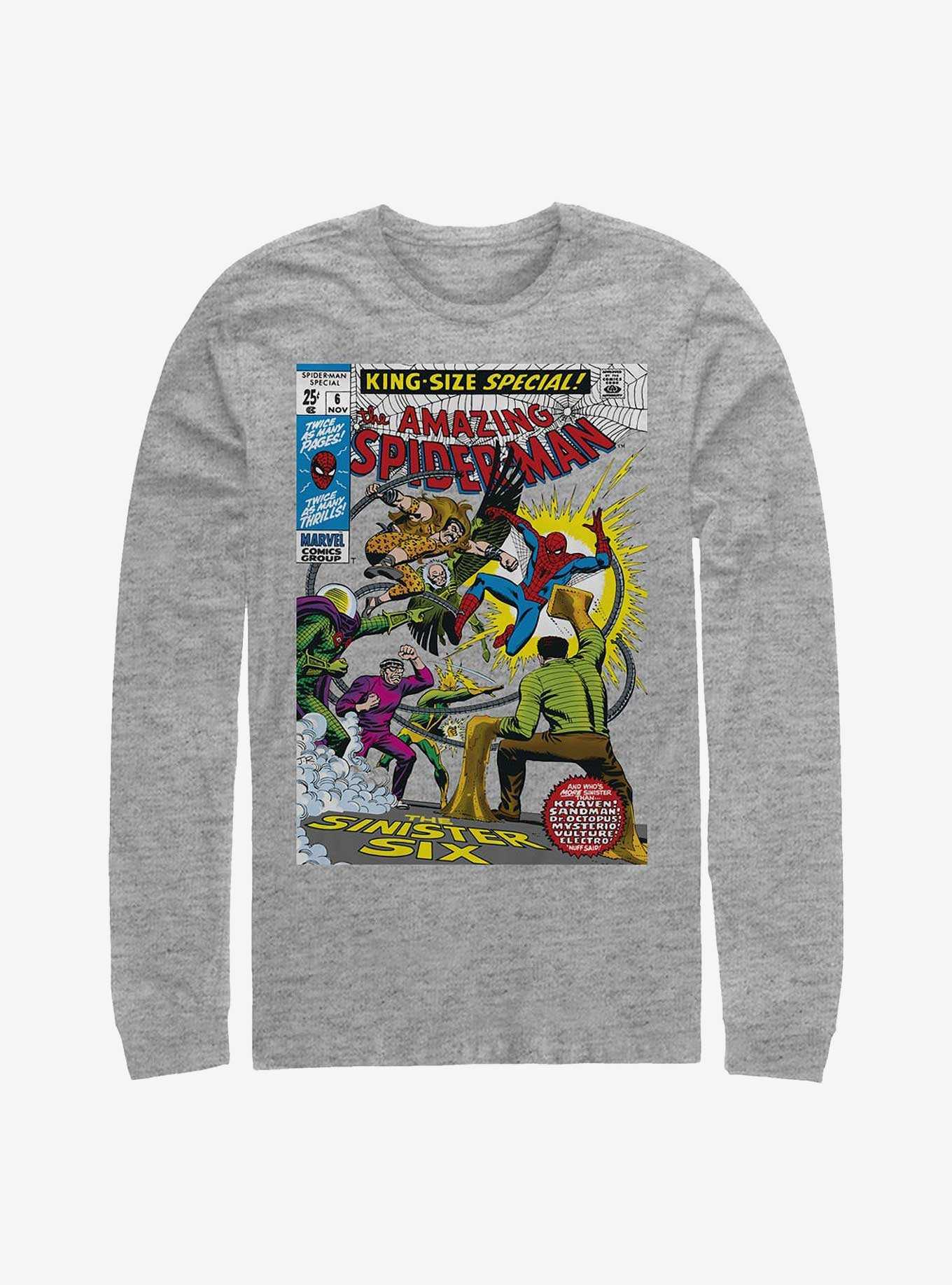 Marvel Spider-Man The Sinister Six Comic Long Sleeve T-Shirt, , hi-res
