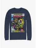 Marvel Spider-Man The Sinister Six Comic Long Sleeve T-Shirt, NAVY, hi-res