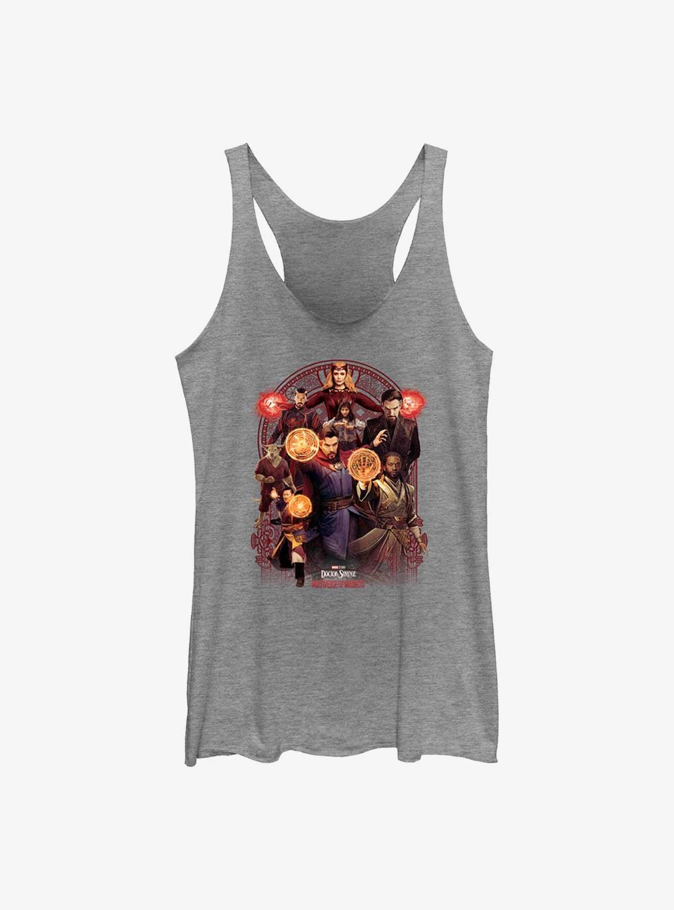 Marvel Doctor Strange in the Multiverse of Madness All Characters Girls Tank, GRAY HTR, hi-res