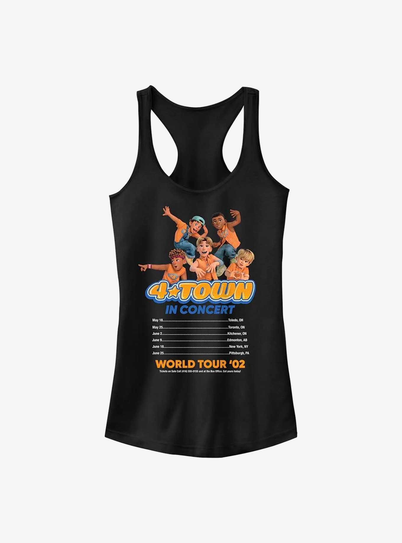 Disney Pixar Turning Red Concert Listing Girls Tank, BLACK, hi-res