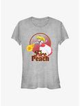 Nintendo Fire Peach Girls T-Shirt, ATH HTR, hi-res