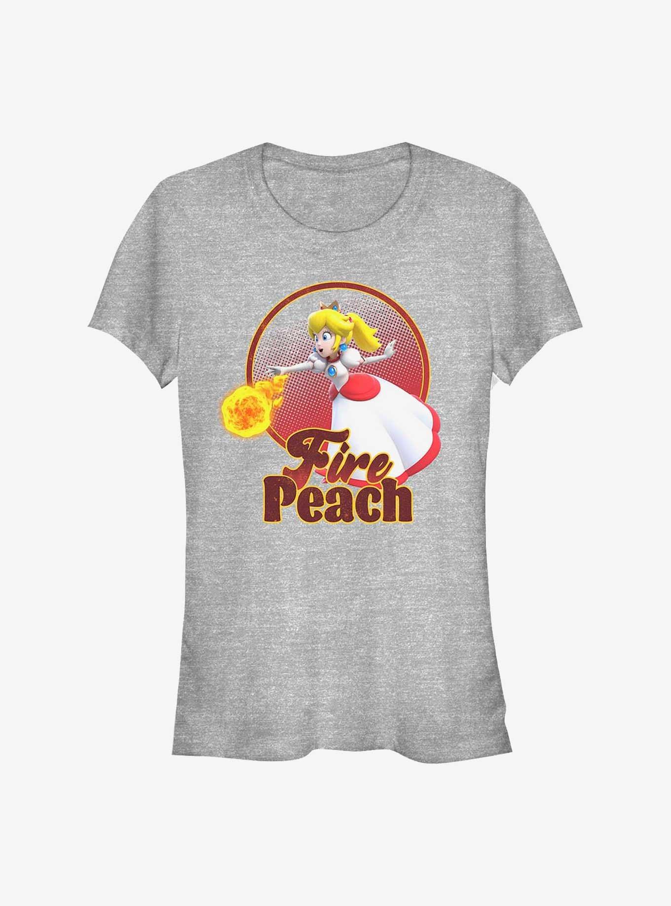 Nintendo Fire Peach Girls T-Shirt, , hi-res