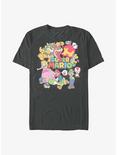 Nintendo Mario Color Character Collage T-Shirt, CHARCOAL, hi-res
