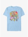 Nintendo Mario Color Character Collage T-Shirt, LT BLUE, hi-res
