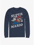Nintendo Mario Flyin' High Long-Sleeve T-Shirt, NAVY, hi-res