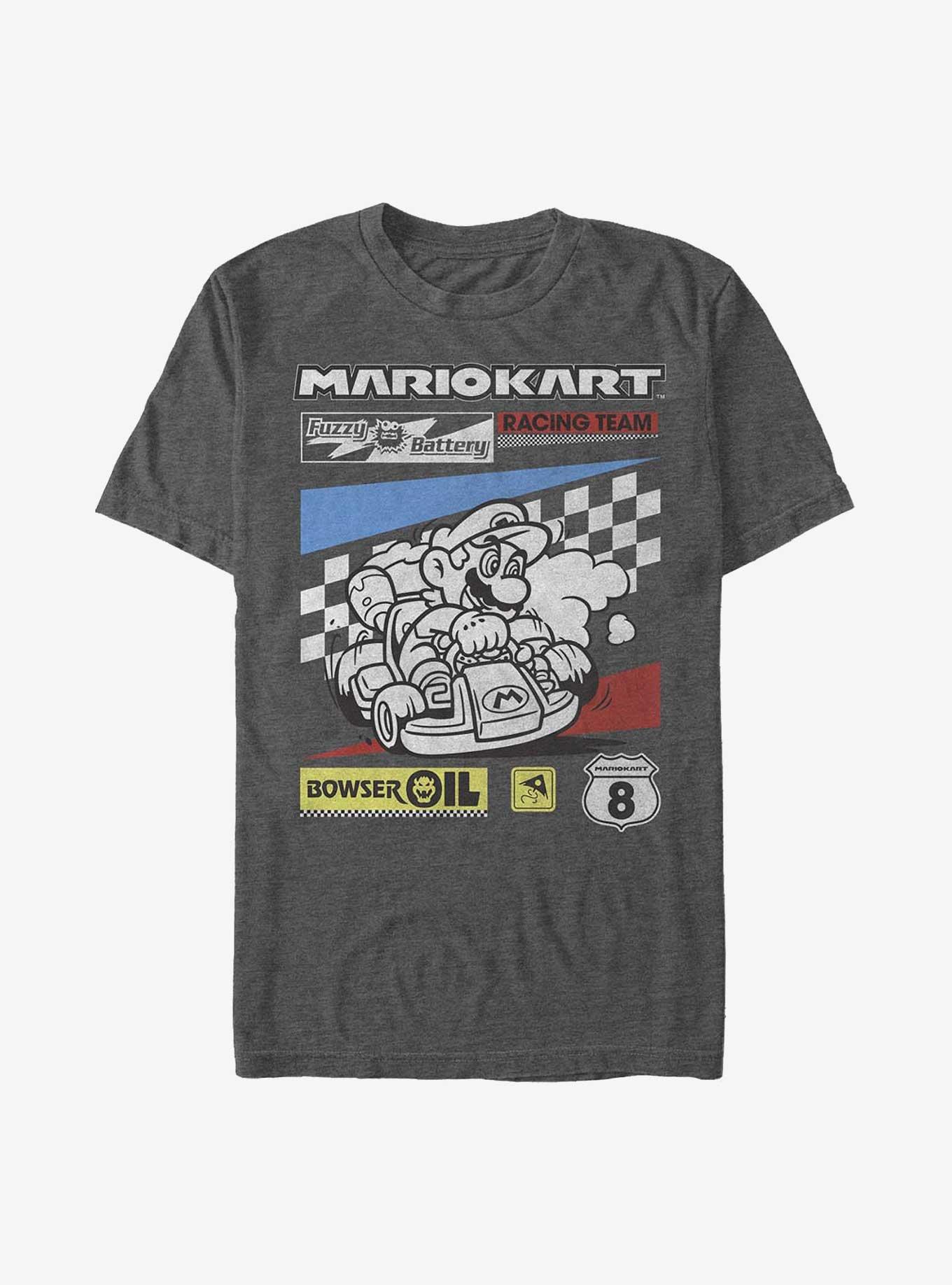 Men's Nintendo Mario Kart Bowser Mario Racing Tee