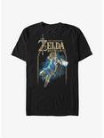 Nintendo Zelda Breath Of The Wild Archer T-Shirt, BLACK, hi-res