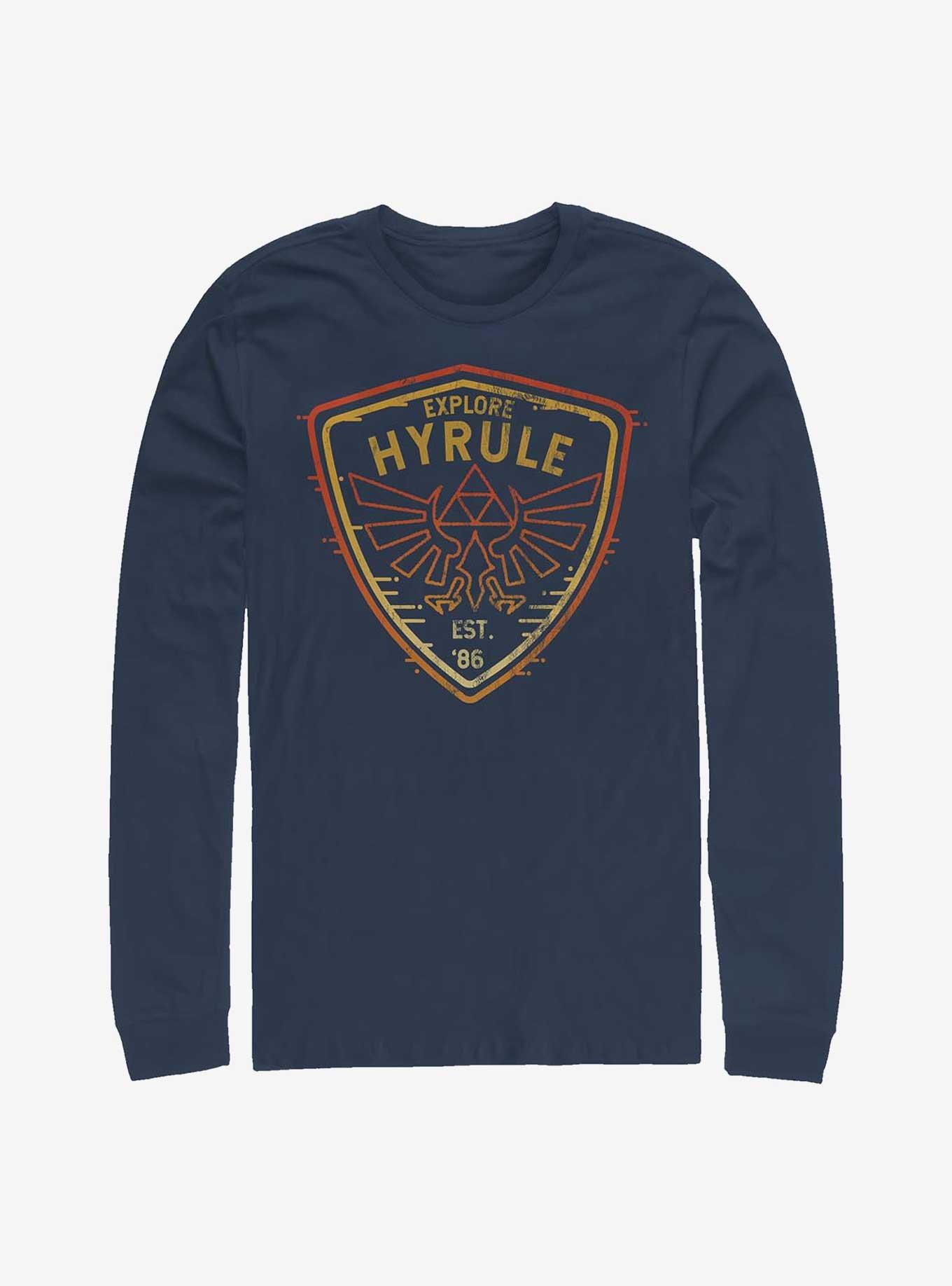 Nintendo Zelda Explore Camp Hyrule Long-Sleeve T-Shirt, , hi-res