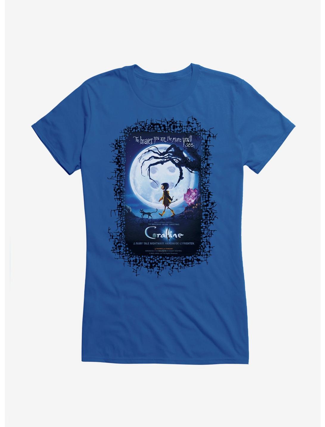 Coraline Moon Silhouette Poster Girls T-Shirt, , hi-res