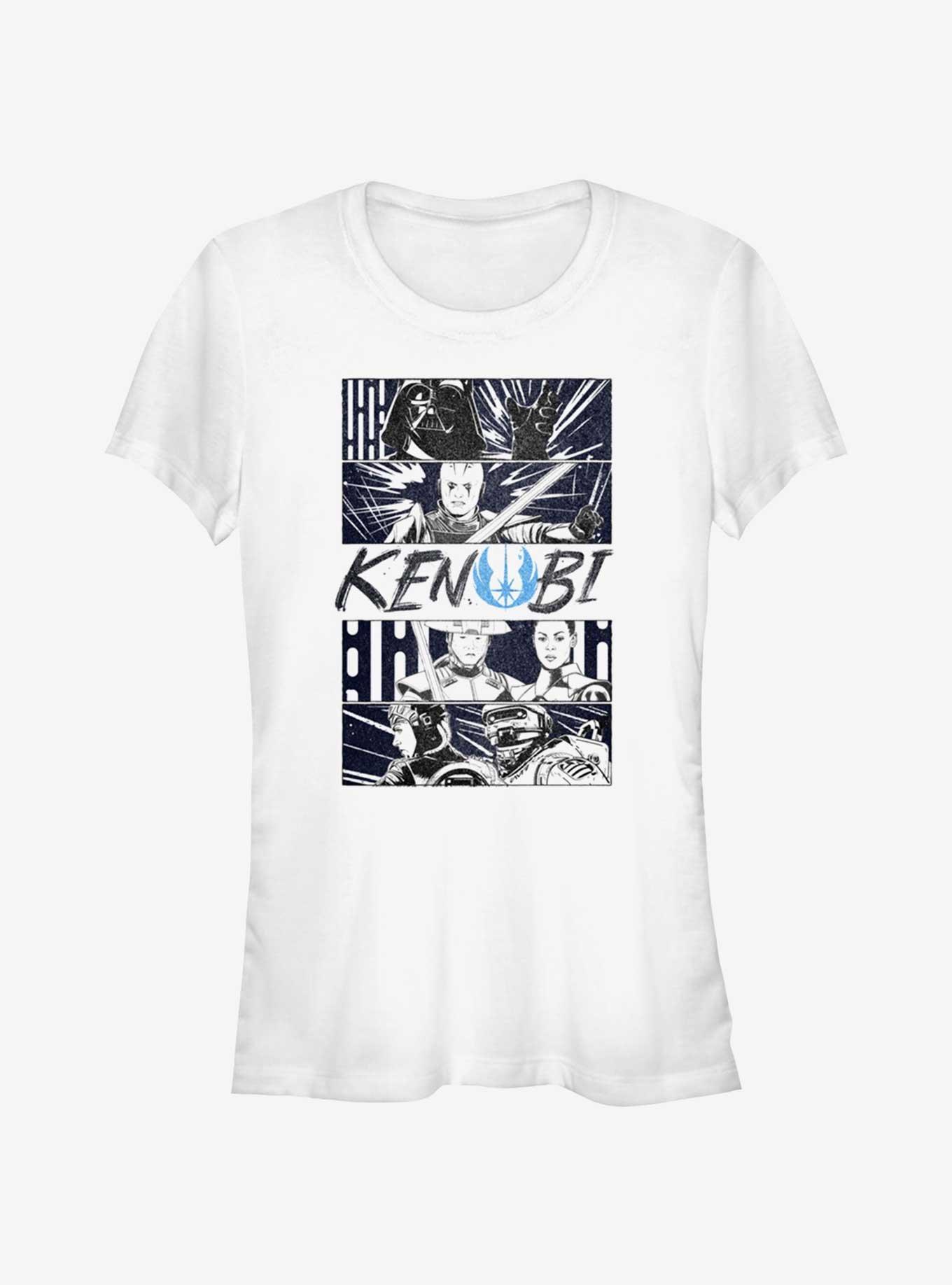 Star Wars Obi-Wan Kenobi Battle Sequence Girls T-Shirt, , hi-res