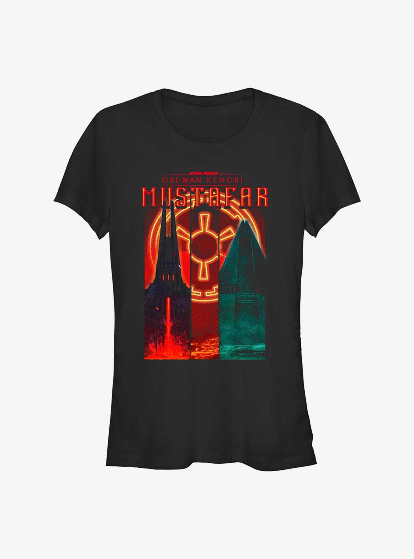 Star Wars Obi-Wan Kenobi Mustafar Girls T-Shirt, BLACK, hi-res