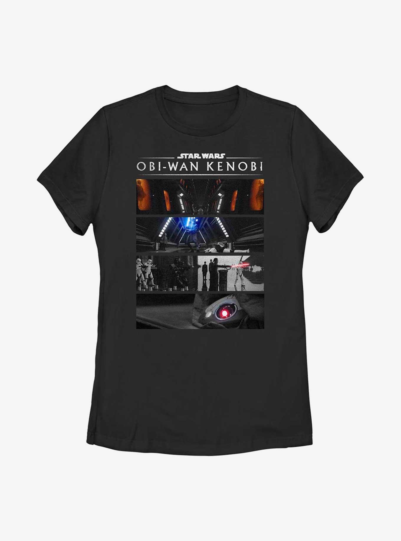 Star Wars Obi-Wan Kenobi Traitor Battle Panels Womens T-Shirt, , hi-res