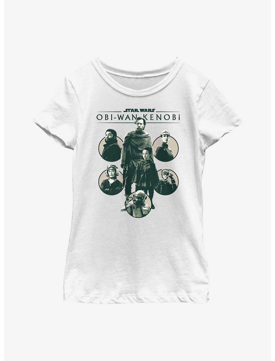 Star Wars Obi-Wan Kenobi Rebel Alliances Youth Girls T-Shirt, WHITE, hi-res