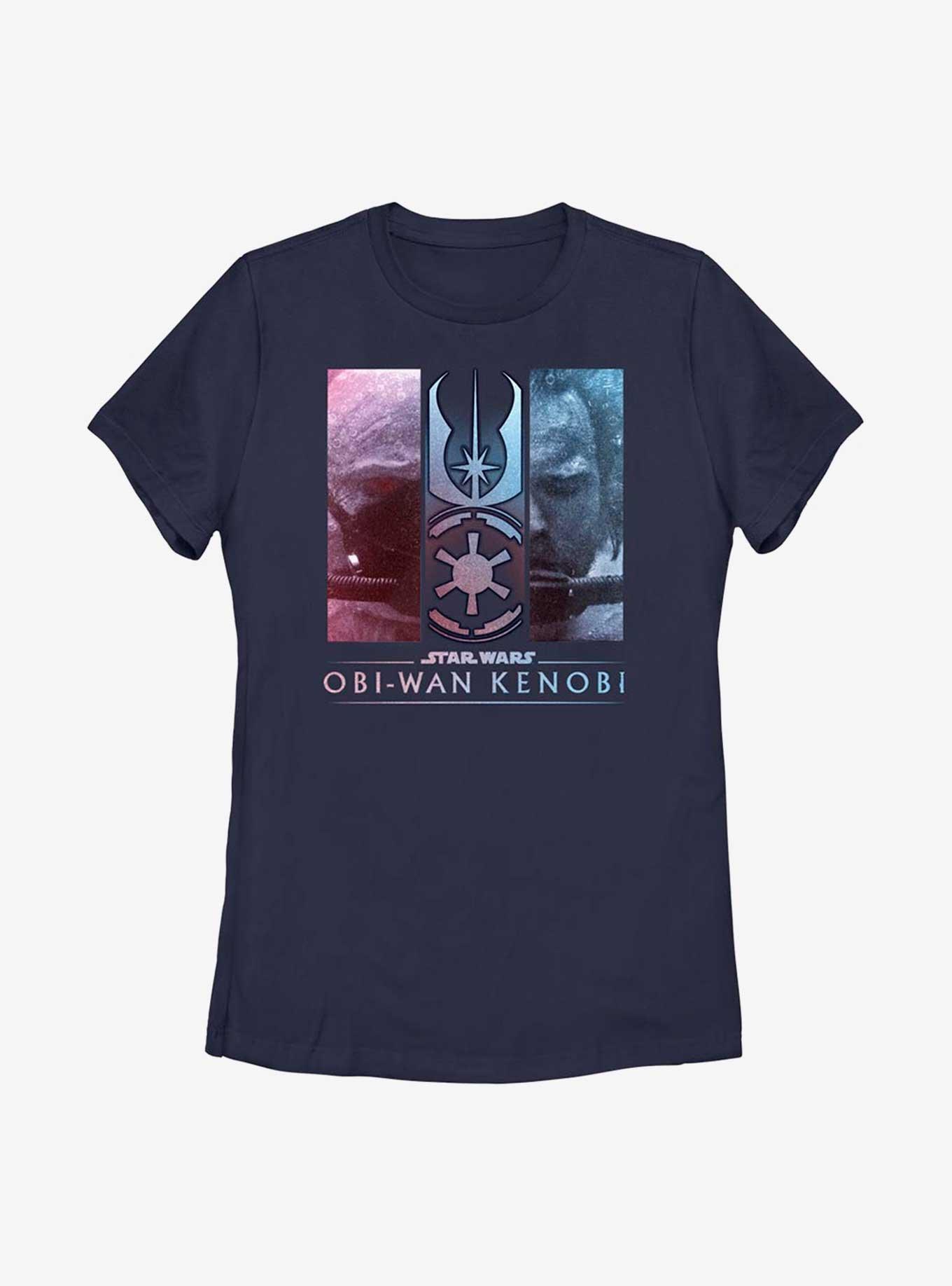 Star Wars Obi-Wan Kenobi Vader & Kenobi Split Womens T-Shirt, , hi-res