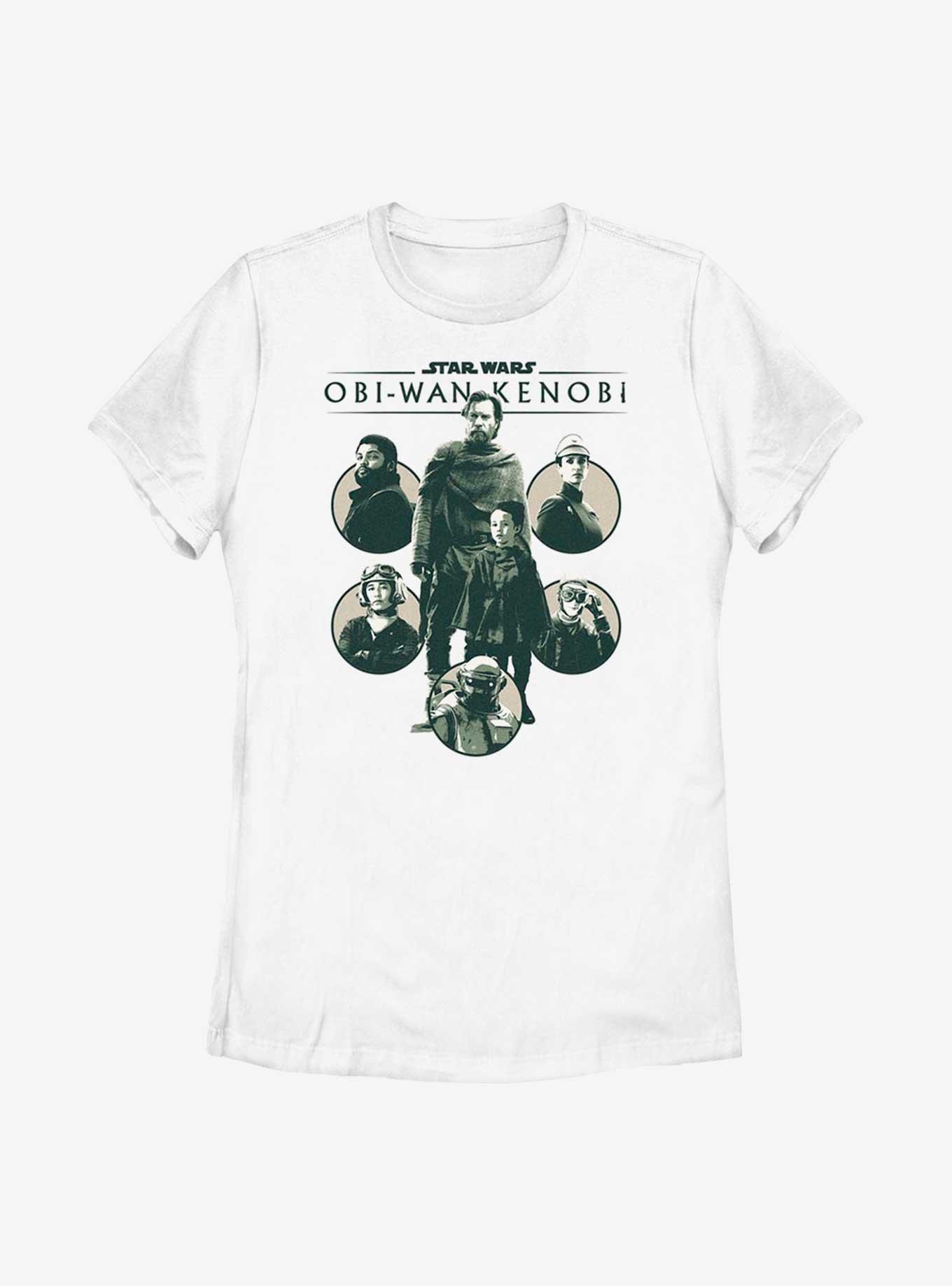 Star Wars Obi-Wan Kenobi Rebel Alliances Womens T-Shirt, WHITE, hi-res