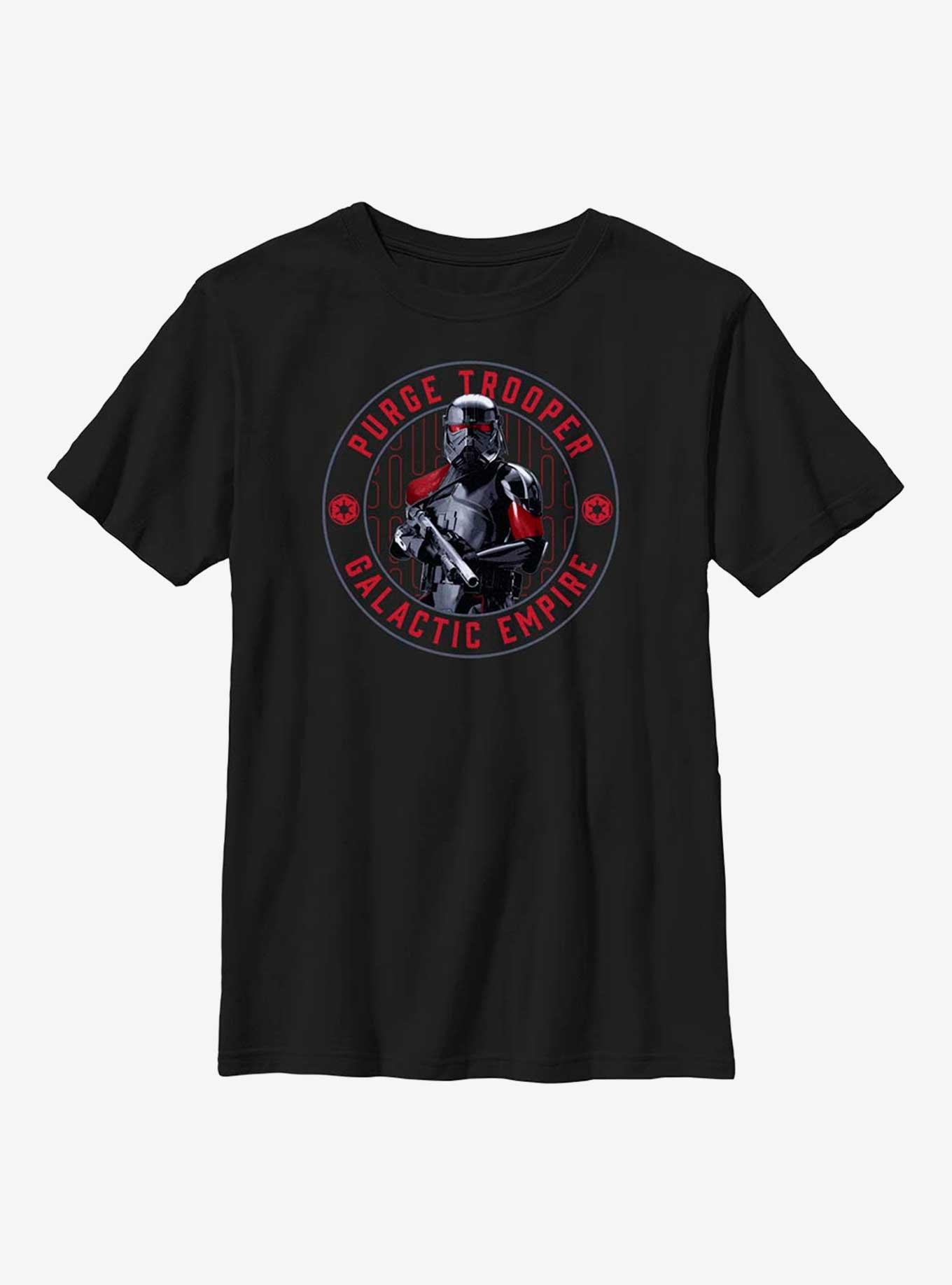 Star Wars Obi-Wan Kenobi Purge Trooper Youth T-Shirt, BLACK, hi-res