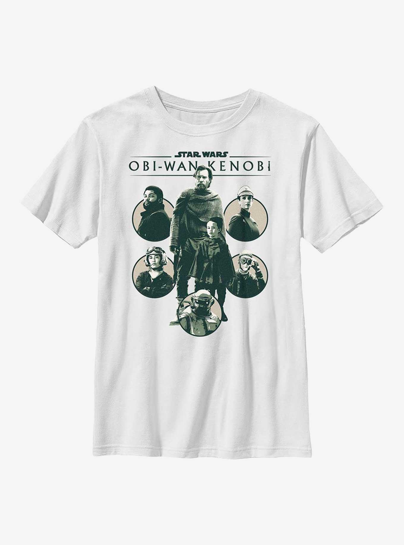 Star Wars Obi-Wan Kenobi Rebel Alliances Youth T-Shirt, WHITE, hi-res view 1