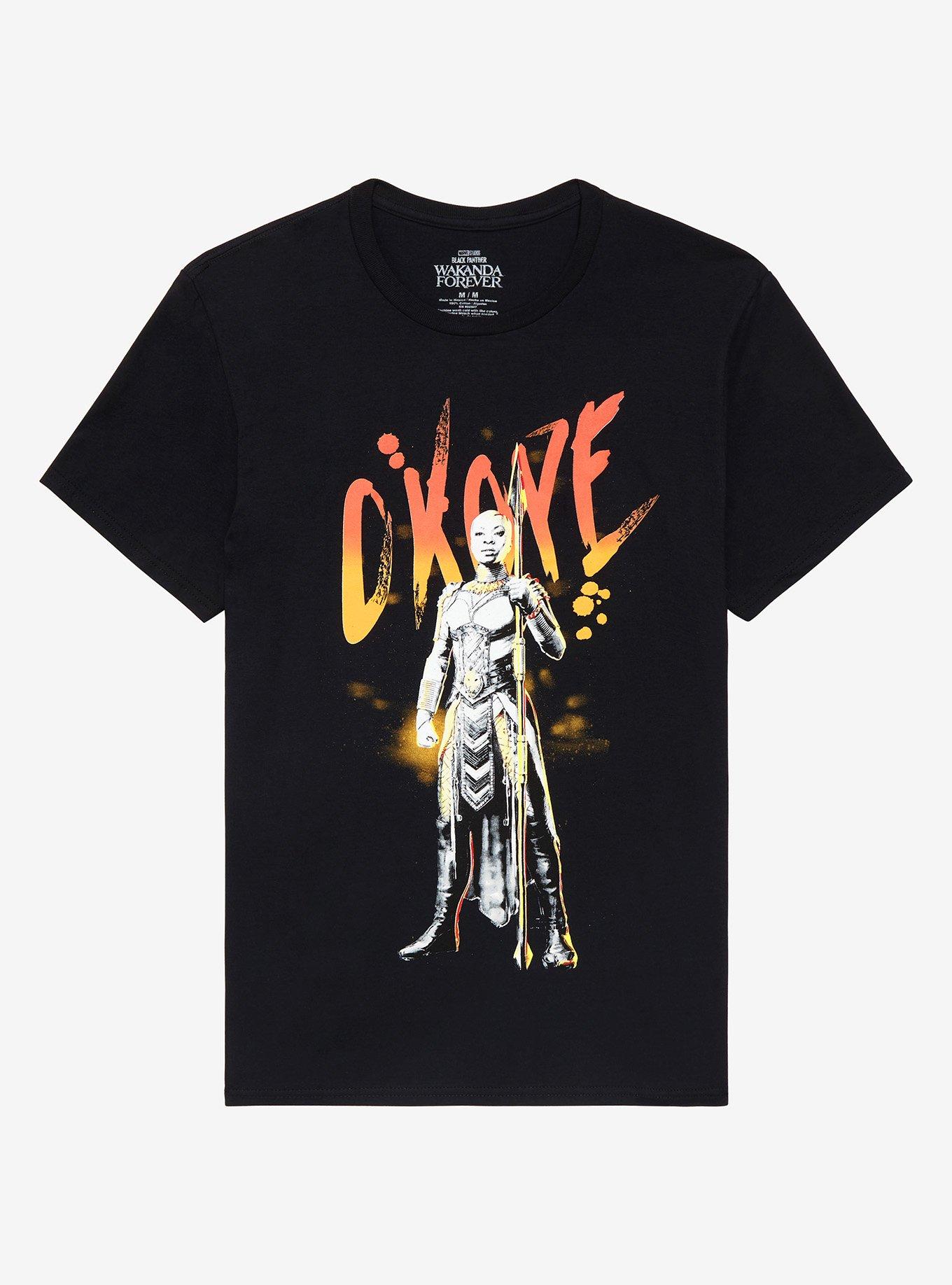 Marvel Black Panther: Wakanda Forever Okoye Paint Boyfriend Fit Girls T-Shirt, MULTI, hi-res
