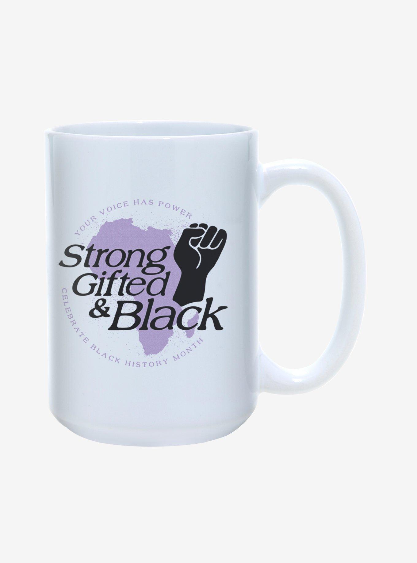 Strong Gifted & Black Mug 15oz, , hi-res