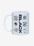 Black Icons Mug 11oz, , hi-res