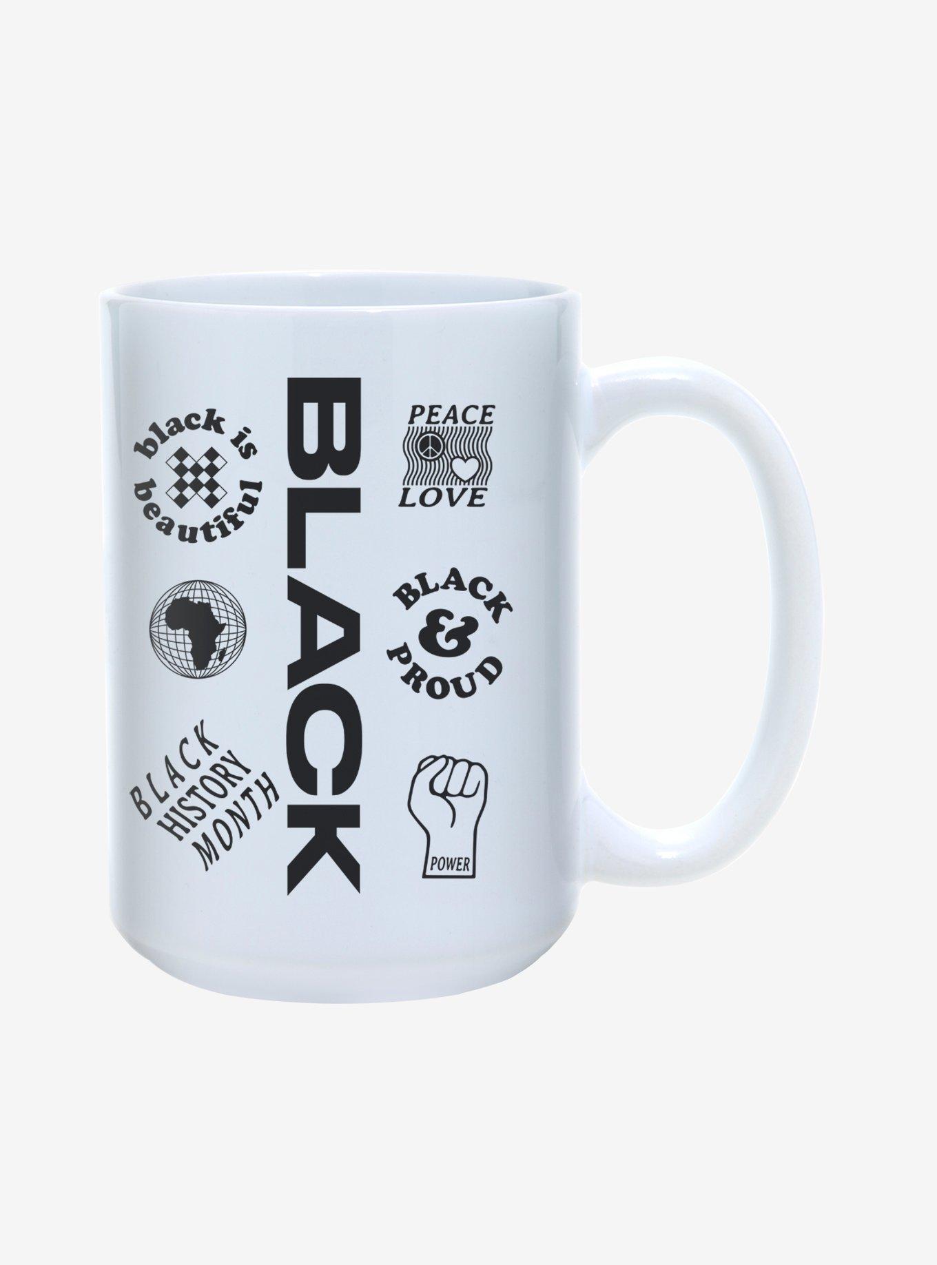 Black Icons Mug 15oz, , hi-res