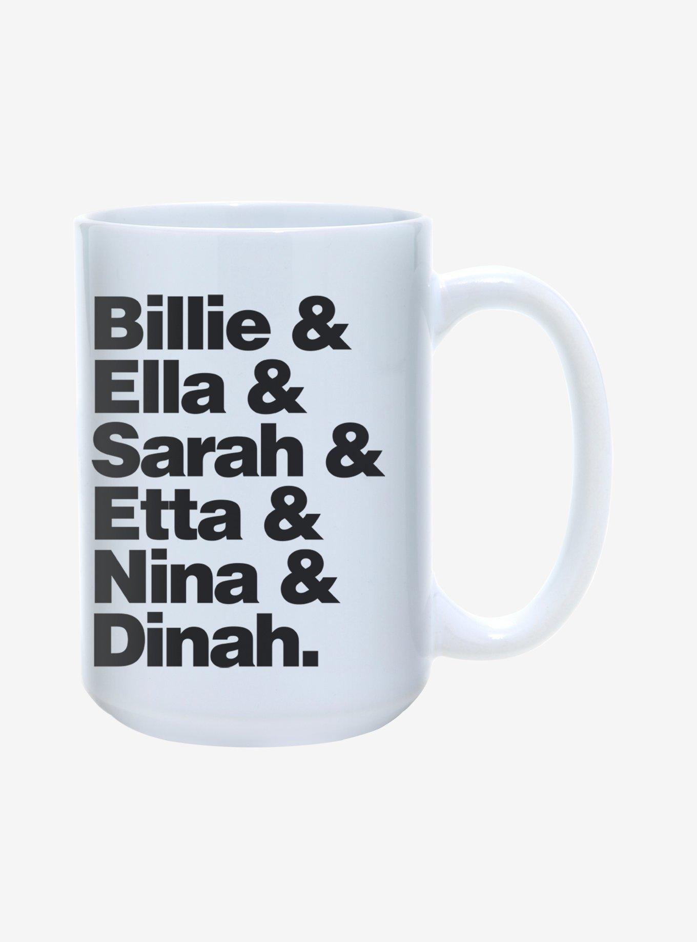 Billie & Ella & Sarah & Etta & Nina & Dinah Mug 15oz, , hi-res