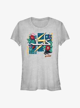 Marvel Ms. Marvel Flowers and Bolt Girls T-Shirt, , hi-res