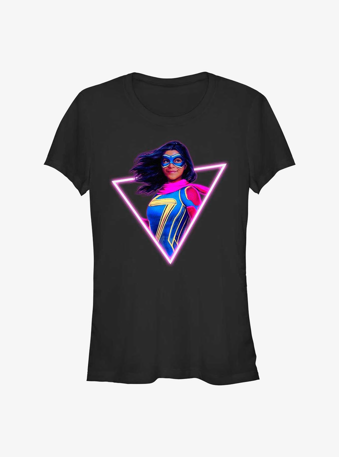 Marvel Ms. Marvel Neon Hero Girls T-Shirt, , hi-res