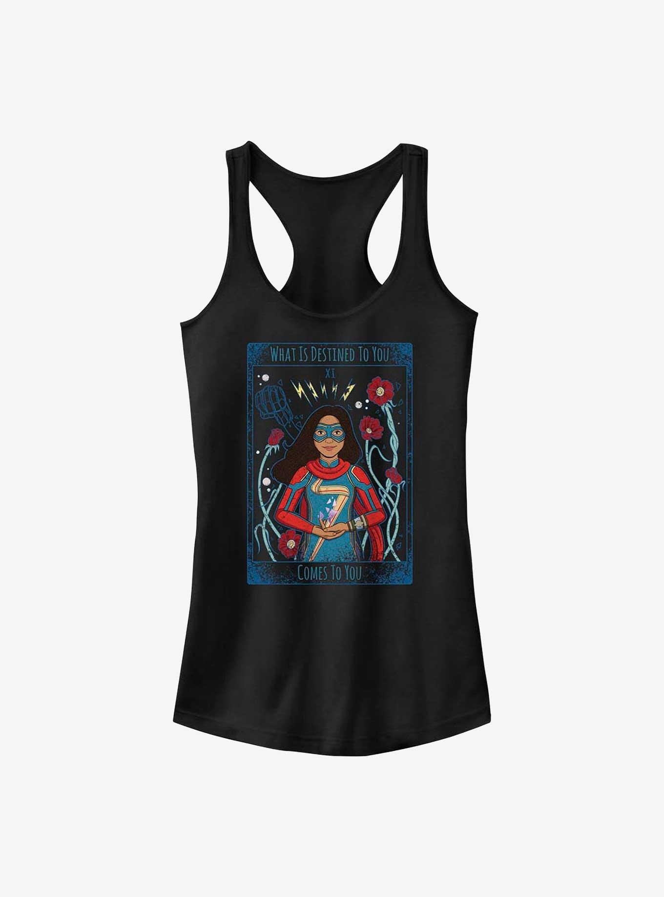 Marvel Ms. Marvel Destined Girls Tank, BLACK, hi-res