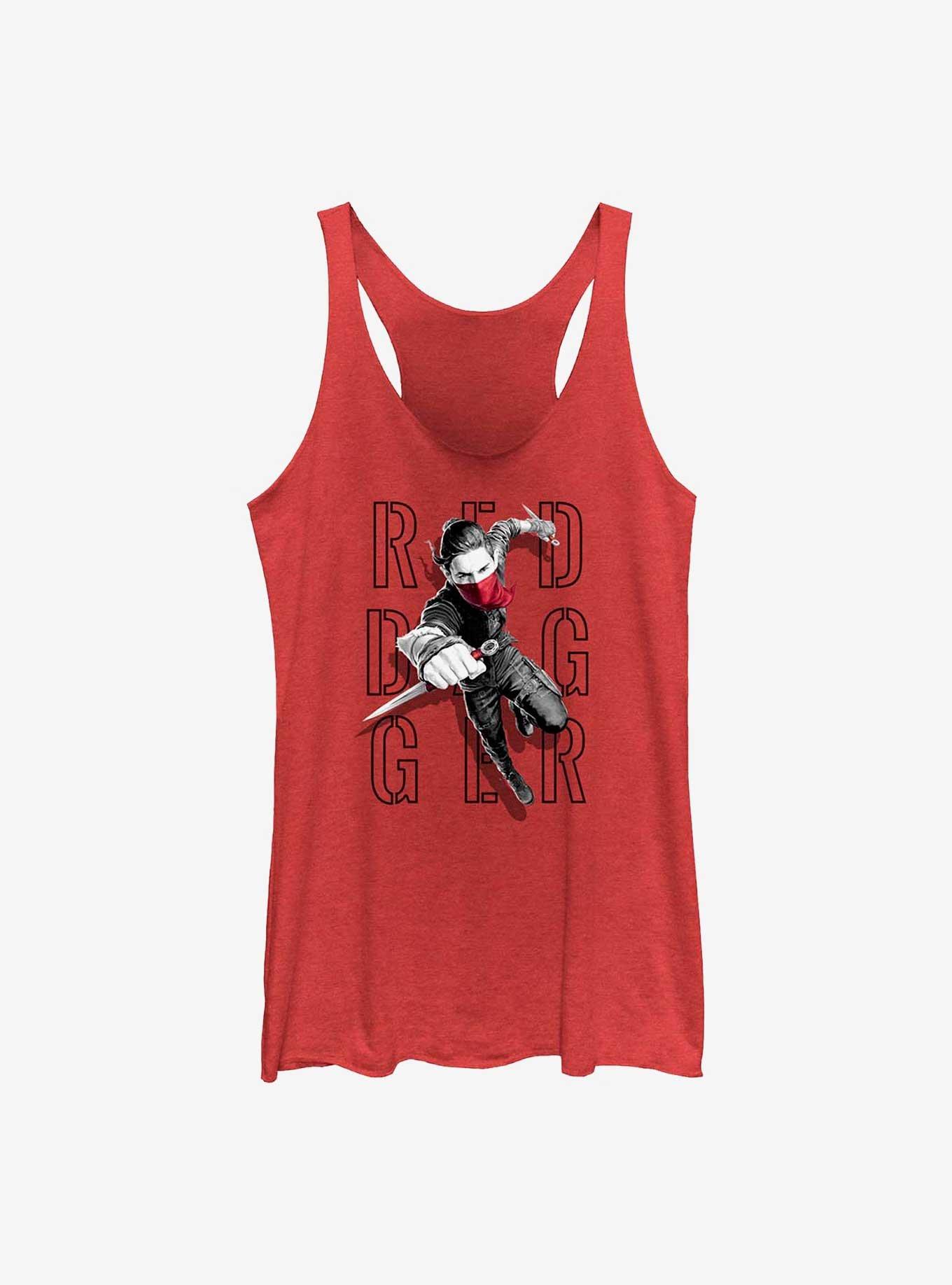 Marvel Ms. Marvel Red Dagger Girls Tank, RED HTR, hi-res