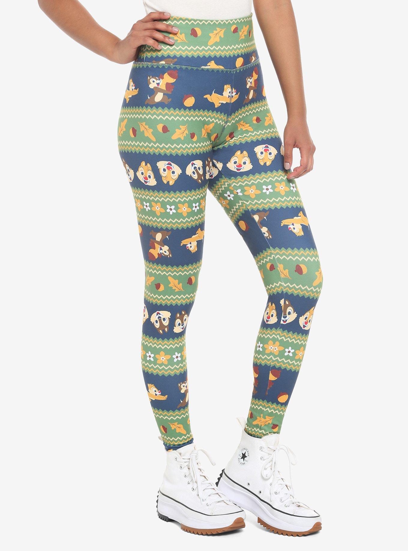 Disney Chip 'N' Dale Fair Isle Leggings, MULTI, hi-res