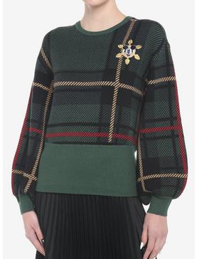Her Universe Disney Holiday Plaid Mickey Mouse Knit Sweater, , hi-res