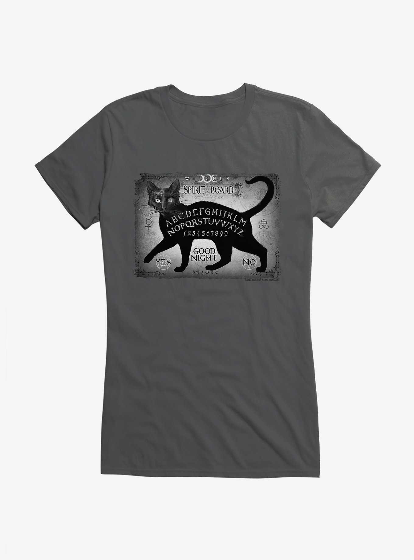 Alchemy England Black Cat Spirit Board Girls T-Shirt, , hi-res