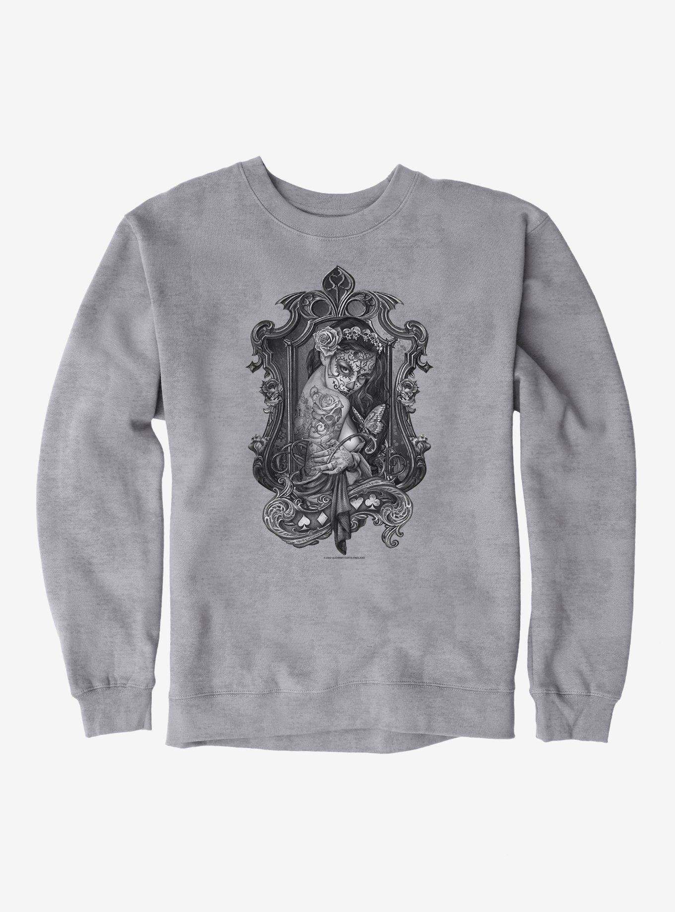 Alchemy England Widows Weeds Sweatshirt, , hi-res