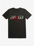 Major League Wrestling Grunge Logo T-Shirt, BLACK, hi-res