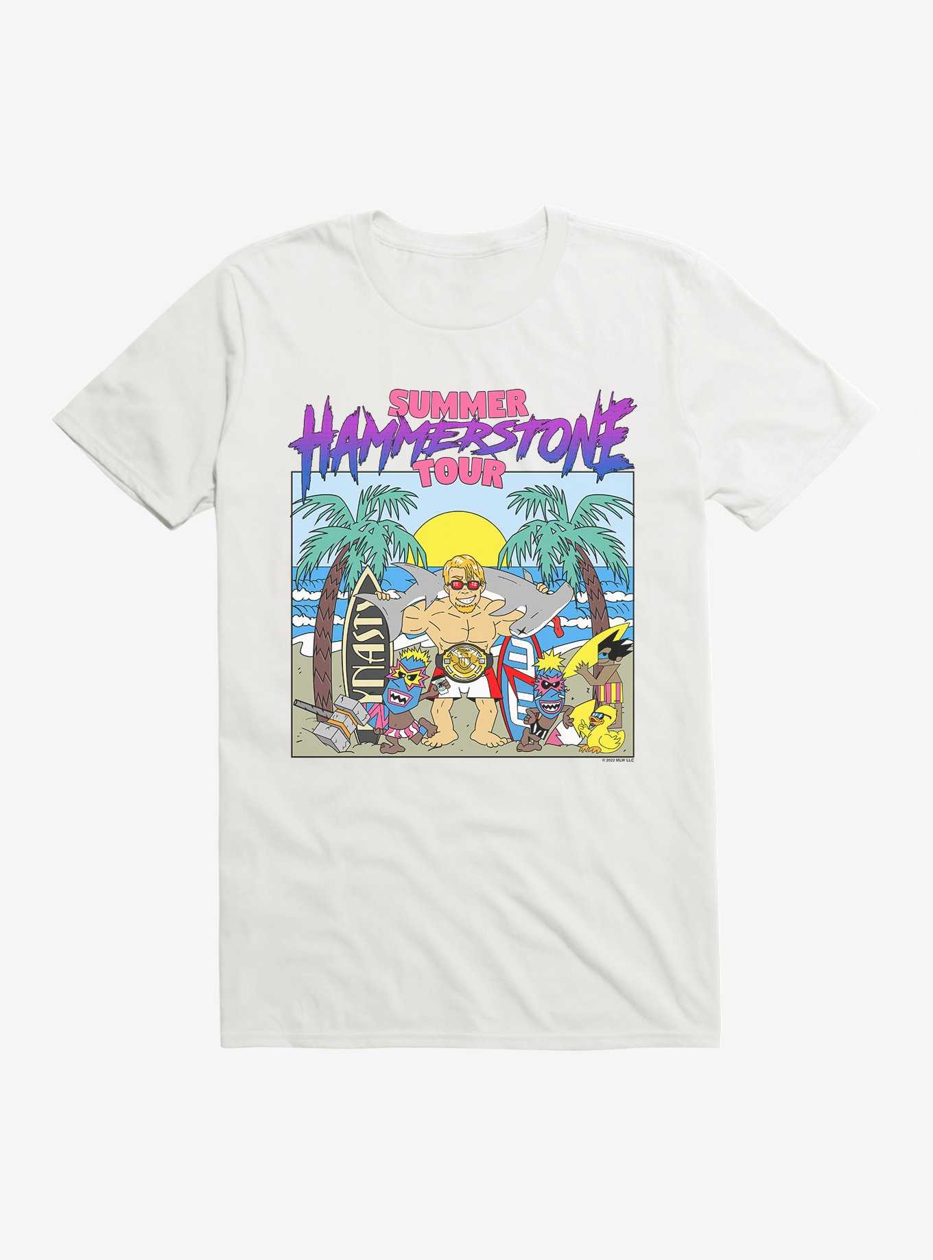 Major League Wrestling Hammerstone Summer Tour T-Shirt, , hi-res