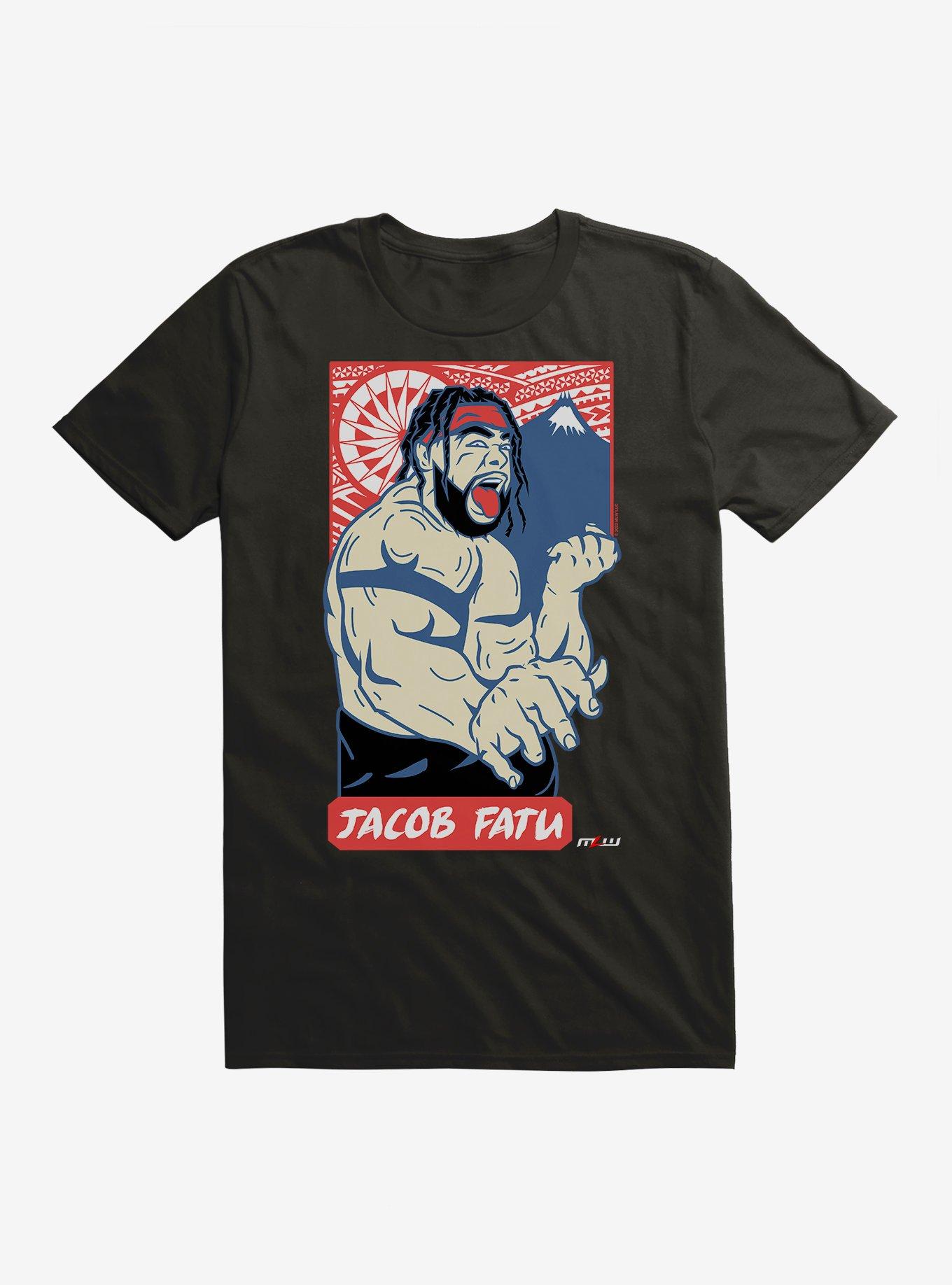 Major League Wrestling Jacob Fatu T-Shirt, BLACK, hi-res