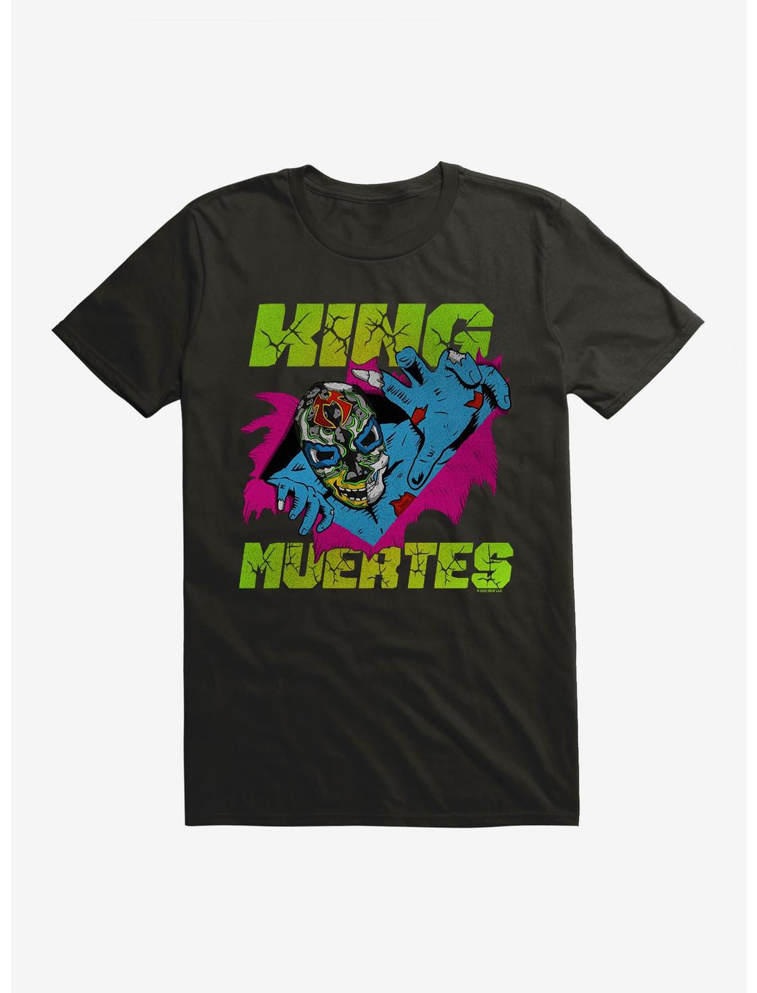 Major League Wrestling King Muertes Zombie T-Shirt, BLACK, hi-res
