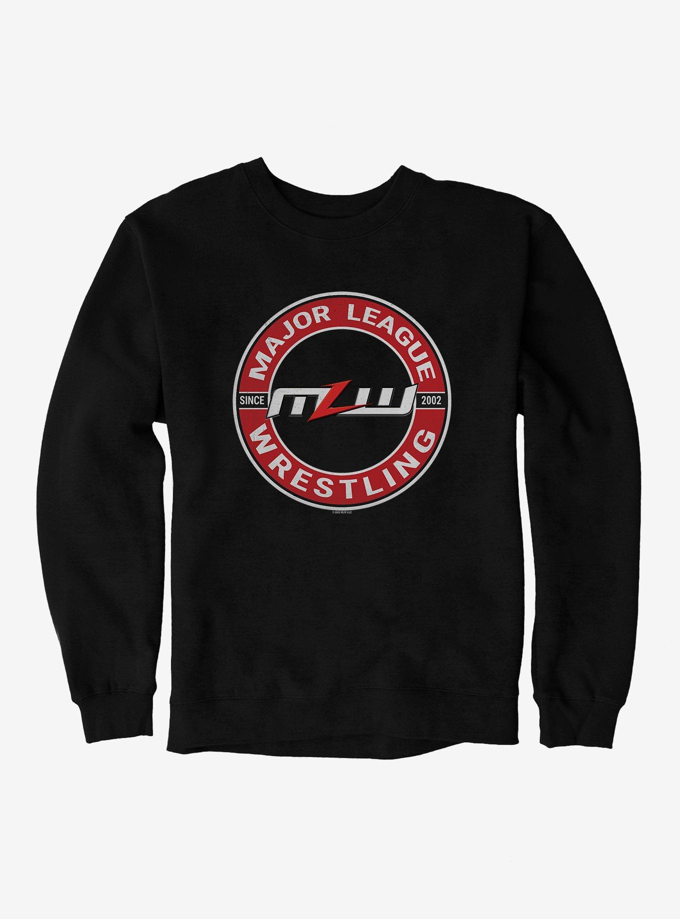 Major League Wrestling Circle Logo Sweatshirt, BLACK, hi-res