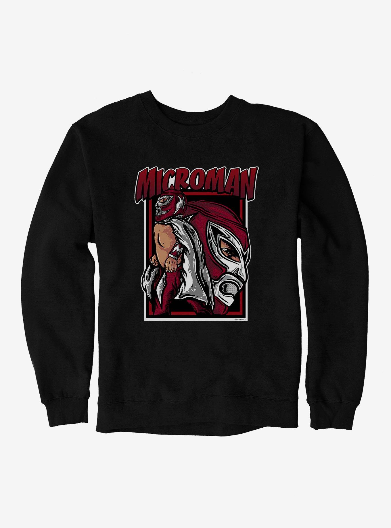 Major League Wrestling Microman Comic Sweatshirt, , hi-res