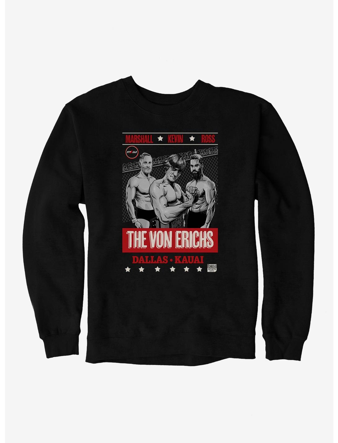 Major League Wrestling The Von Erichs Sweatshirt, BLACK, hi-res